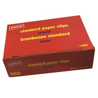Staples - Trombones lisses standard, no 1, 1 1/4 po - paquet de 100-La façon la plus rapide et la plus simple de retenir les papiers ensemble