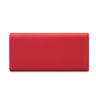Champs - Portefeuille extensible trifold RFID - Rouge-Fermeture à bouton-pression