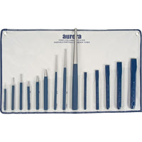 Aurora Tools – Ensemble de pointeaux et burins, 14 pièces-Les ensembles de pointeaux et burins sont un excellent moyen de garder vos outils en ordre