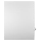 Markmaker - Intercalaires imprimes Legal, Blanc, 1/25th coupe, format lettre, sans trous, 25 tabs/PQT, 5 PQT/Boite, Numero 69-Intercalaires imprimes Legal