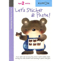 Éditions Kumon - Cahiers d'exercices pédagogiques pour enfants, Let's Sticker And Paste, préscolaire : prématernelle, maternelle-L'éducation des enfants