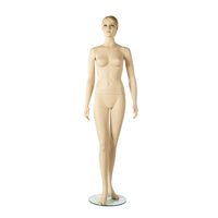 Mannequin femme adulte de la collection RP, avec chevelure moulée, couleur de peau blanche -Mannequin femme