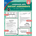 Livre numérique : Carson Dellosa - Instant Assessments for Data Tracking: Language Arts Workbook, 2e année-1