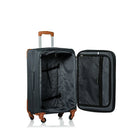 Champs - Ensemble de valises, collection Classique, 3 pièces, souples, gris (C5010-Grey)-Fonction extensible sur les valises de 24 po et 28 po