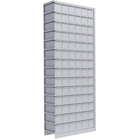 Metalware – Étagère enclenchable RK929, 15 tablettes, 36 x 12 x 88 (po), gris pâle-Système de tablettes ajustables offrant un espace de rangement solide, mais économique qui convient à vos besoins