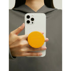 Poignée et support de téléphone compatible MOFT Snap O Magnetic MagSafe pour iPhone - Jaune-Conforme à la poche