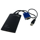 StarTech.com – Adaptateur Crash Cart pour ordinateur portatif, console KVM vers USB 2.0-Ultra haute résolution allant jusqu’à 1920 x 1600 à 60 Hz – la meilleure résolution de console portative disponible