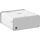 Mini-projecteur multimédia laser Epson EF-100 avec Android TV – blanc-Technologie 3LCD à trois puces, panneau de 1,6 cm (0,59 po) de largeur à matrice active TFT en polysilicium