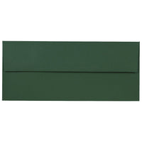 JAM Paper Enveloppes commerciales no 10, 4,125 x 9,5 po, vert foncé, 500/paquet (21514959h)-enveloppes commerciales no 10