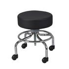 Drive Medical - Tabouret rond à roues-Noir, acier