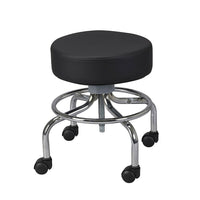 Drive Medical - Tabouret rond à roues-Noir, acier
