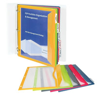 C-Line - Reliure à 5 pochettes avec onglets, 30/paquet (CLI06650)-Organisez votre reliure avec style et efficacité