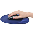 DAC - Tapis de souris « piste de course » Super-Gel MP-123 avec repose-poignet - 9 3/4 po x 8 1/4 po x 3/4 po - bleu-9 3/4 x 8 1/4 x 1 1/4 (po)