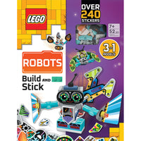 LEGO - Livres à Construire et à Coller: Robots - 52 Pièces-Livres Construisez et collez des robots pour les enfants âgés de 7 ans et plus