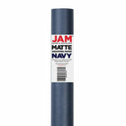 JAM Paper -  Emballage cadeau – Papier d'emballage mat – 25 pieds carrés par rouleau – Bleu marine cobalt mat – 2/paquet-La superficie parfaite pour emballer rapidement et facilement vos cadeaux
