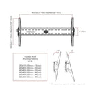 Sonax – Montage mural inclinable pour téléviseur à écran plat de 32 à 65 po, noir-Profil bas de seulement 7,4 cm entre le téléviseur et le mur