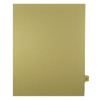 Mark Maker – Onglets séparateurs juridiques beiges, 1/15 onglets, format lettre, sans trous, numéro 58, 25/paquet-Onglets séparateurs beiges, 1/15 onglets