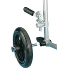 Drive Medical - Fauteuil de transport poids mouche avec roulettes amovibles, rouge-Pèse seulement 19 livres