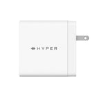 Hyper - HyperJuice Chargeur mural PD 3.1 USB-C/USB-A de 140 W - Blanc-La puissance de charge maximale de 140 W permet à votre appareil d'avoir jusqu'à 50 pourcent de batterie en 30 minutes