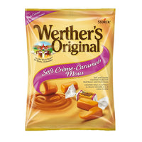 Werther's Original – Caramels mous, 128 g-Caramels mous et crémeux faits avec du vrai beurre et de la crème fraîche