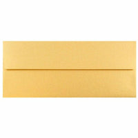 JAM Paper #10 Enveloppes commerciales métalliques - 4,125" x 9,5" - Or Stardream - Paquet de 25-Couleur : Stardream Or