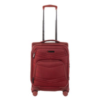 Air Canada - Valise à roulettes souple de 20 po Central Collection - Bourgogne-Construit en polyester durable