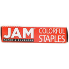 JAM PaperMD – Agrafes de taille standard, rouge, paquet de 5-4