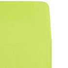 JAM Paper Enveloppes ouvertes de teinte claire avec fermeture gommée, 4 1/2 x 10 3/8 po, vert lime, 1000/paquet-Matériau : Papier