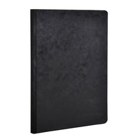 Age-Bag Cahier Dos Toilé 5/5 A5, Noir-192 pages