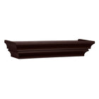 Kiera Grace – Corniche murale profilée et tablette Madison, 16 po, espresso, 3/ensemble (FN00287-7MC)-Faites en MDF avec un placage lisse