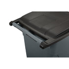 Rubbermaid® – Contenant de recyclage mobile BRUTE 50 (FG9W2700GRAY) -Coins arrondis et contours lisses facilitant le nettoyage