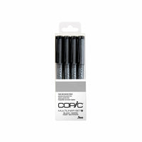 Copic - Multiliner fine nib stylos encreurs - set noir A - lot de 4-cohérence et qualité des couleurs