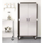 Seville Classics - Armoire de rangement roulante UltraHD - 36 po L x 18 po l x 72 po H - Graphite-Poids net : 99 livres