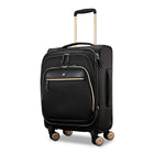Samsonite - Mobile Solution Spinner Carry-on avec USB 15.6" - Noir-Poignée télescopique à crans multiples escamotable grâce à une fermeture éclair