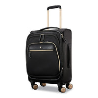 Samsonite - Mobile Solution Spinner Carry-on avec USB 15.6" - Noir-Poignée télescopique à crans multiples escamotable grâce à une fermeture éclair