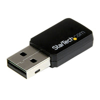 StarTech  Mini adaptateur USB 2.0 réseau sans fil AC600 double bande, adaptateur sans fil 802.11ac, 1É1R-Obtenez une vitesse sans fil plus rapide et une meilleure couverture grâce à la compatibilité avec 802.11ac