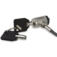 StarTech – Câble de sécurité à clé avec bouton de verrouillage, pour ordinateur portatif-Protégez votre ordinateur portable ou tout autre appareil contre le vol grâce à ce câble de sécurité à clé