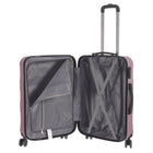 Nicci - 24" Valise de taille moyenne  Deco - Rose-Serrure à combinaison intégrée de haute qualité sur toutes les tailles