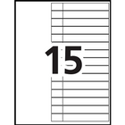 Avery® 11197 Intercalaires Ready Index avec table des matières, onglets couleurs variées, 1-15, 6/pqt-Logiciel et gabarits gratuits à averyca/votrechoix