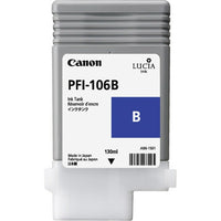 Canon – Réservoir d'encre bleue PFI-106 (130 ml) pour IPF6300 / 6400 / 6450-Bleu