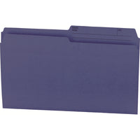 Hilroy - Chemises de classement, bleu marine, format légal, 9 po x 14 7/8 po, paquet de 100-Chemise à dossier de format légal
