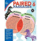 Livre numérique : Carson Dellosa - Paired Passages, 104891-EB, 6e année-Vous recevrez deux courriels : le premier confirmant la totalité de votre commande et le second comportant un lien de téléchargement. Vous pourrez utiliser le lien de téléchargement immédiatement ou plus tard, comme vous le voulez.