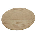 Cathay Importers - 12"Dia x 0.6"H, Bentwood Brun Clair plateau rond, Paq./2-Style contemporain de milieu du siècle