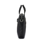 Samsonite Classic Leather Mallette Mince, Noir-Les poignées sous caution ou la bandoulière réglable amovible avec coussin antidérapant vous offrent deux options de transport différentes.