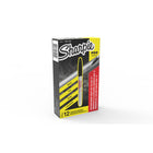 Marqueur industriel de Sharpie, pointe fine, noir, 12/boîte-Reste permanent sous une chaleur extrême ou à la vapeur (jusqu’à 500 °F) et avec la plupart des lavages chimiques