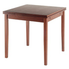 Winsome – Table extensible Pulman, fini noyer (94150)-Bois massif, fini noyer