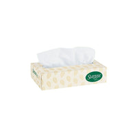 Surpass - 8" x 8.3" de tissu Facial, Blanc, 60 / Pack-Blanc