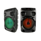 Haut-parleurs sans fil multimédia portables Havit SF104BT - Bluetooth v5.0 - Extérieur / intérieur - Éclairage LED multicolore-Canaux et sortie audio (plage de fréquences et impédance) : 100Hz-12kHz