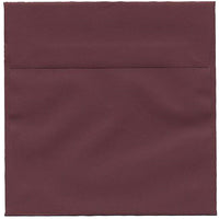 JAM Paper Enveloppes simples carrées, 6 x 6 po, bourgogne, 250/paquet-Enveloppes simples carrées en papier bourgogne foncé