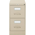 Staples – Classeur vertical format légal - 2 tiroirs - sable-Suspension à roulement à billes, entièrement progressive, pour un fonctionnement en douceur